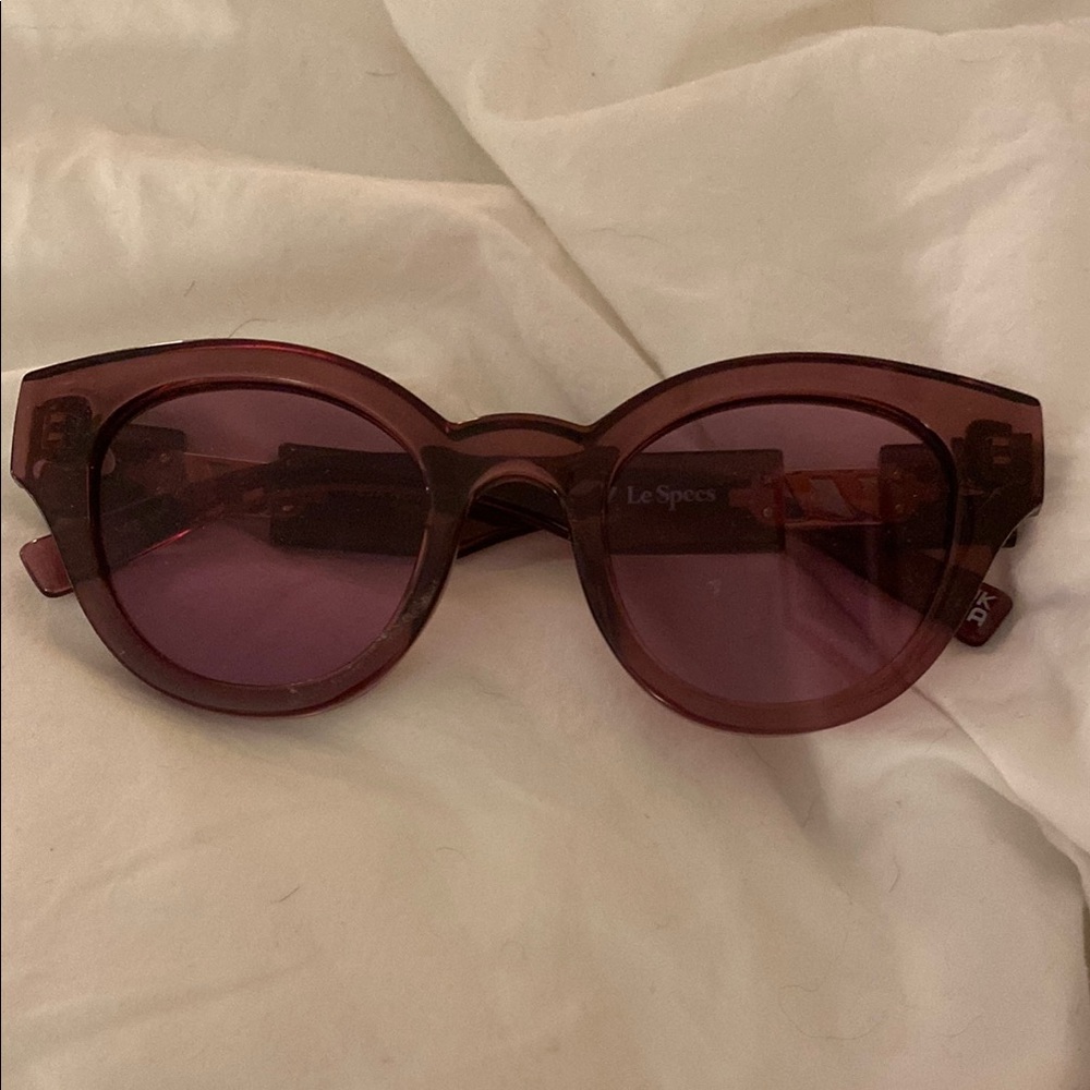 Le Specs Purple Sunglasses
